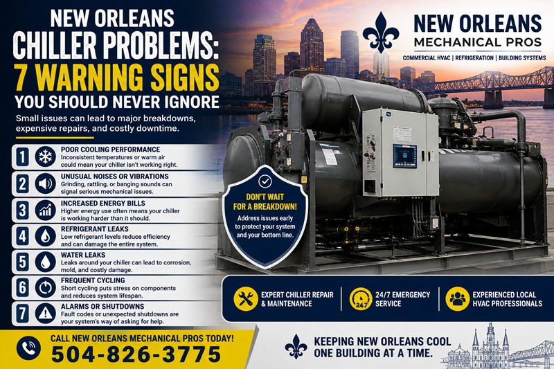 New Orleans Chiller Repair: 7 Warning Signs You Should Never Ignore