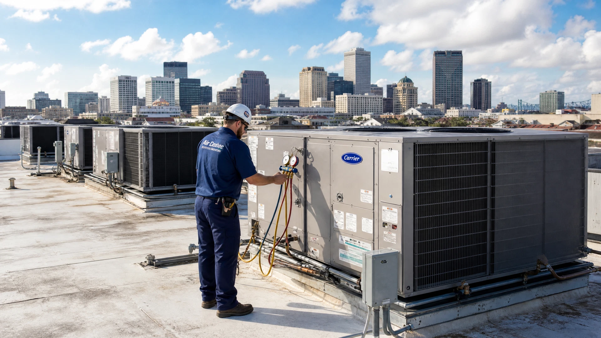 Commercial HVAC service in New Orleans, Louisiana — Rooftop HVAC Replacement New Orleans by New Orleans Mechanical Pros